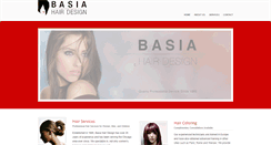 Desktop Screenshot of basiahairdesign.com