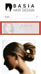 Mobile Screenshot of basiahairdesign.com